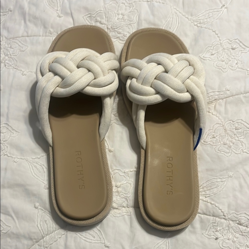 Rothy's Women's Cream Sandals